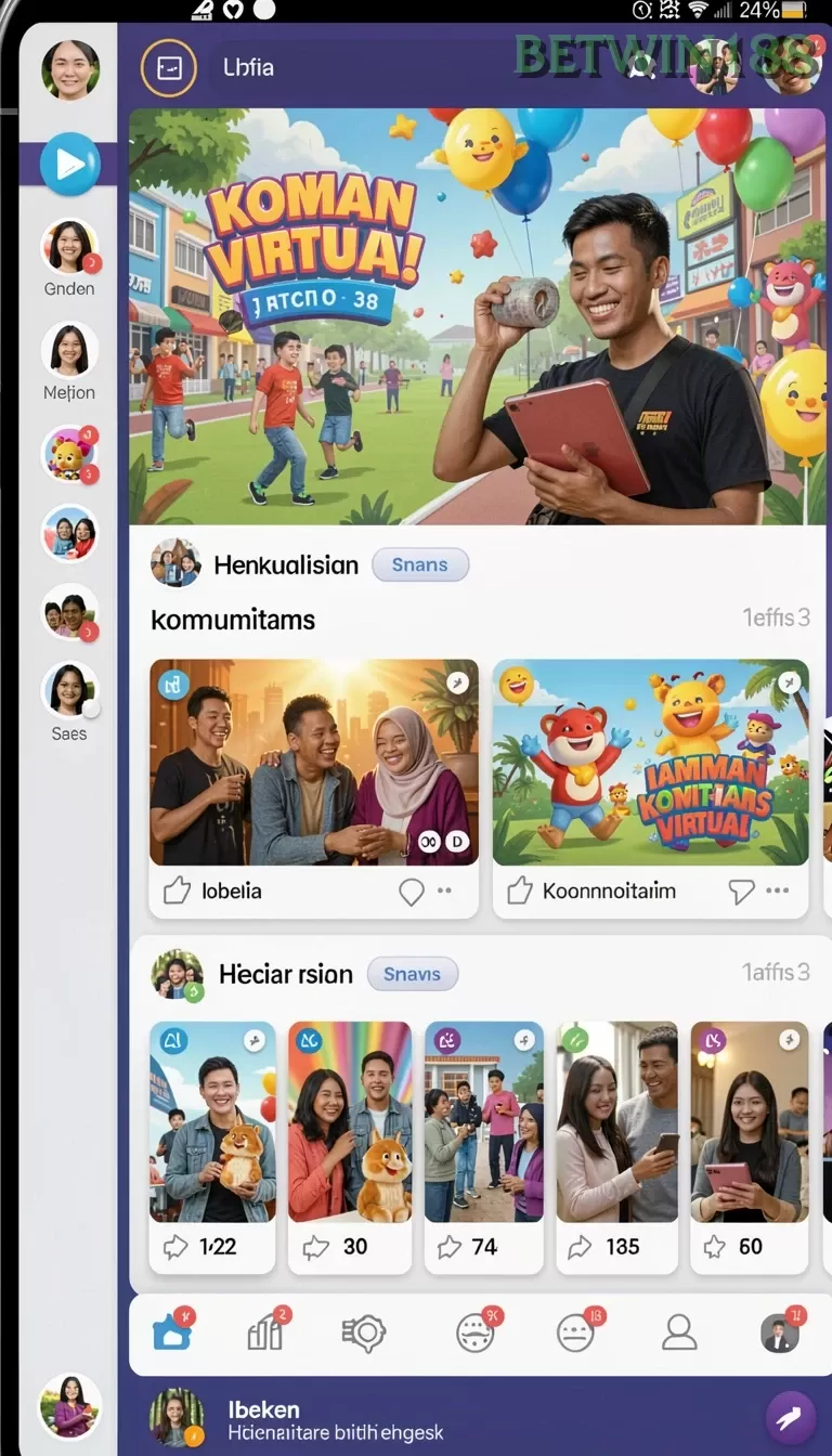Cuplikan layar UT77 — menu navigasi