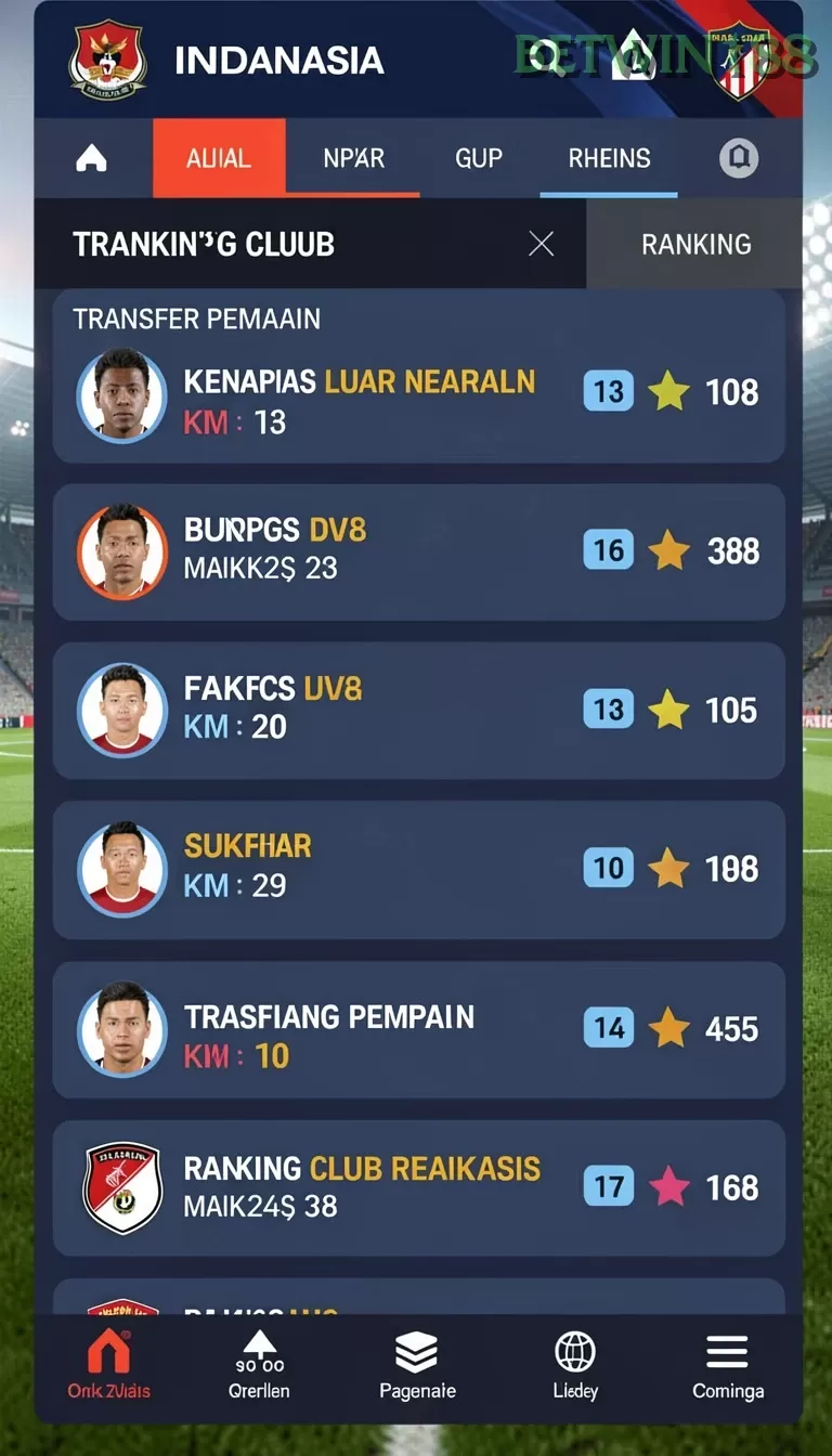 Cuplikan layar UT77 — aktivitas