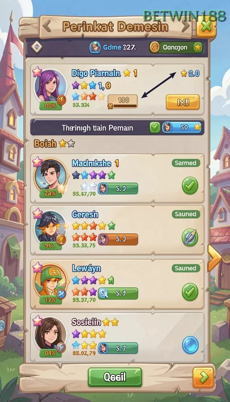 Cuplikan layar ADAM77 — menu navigasi