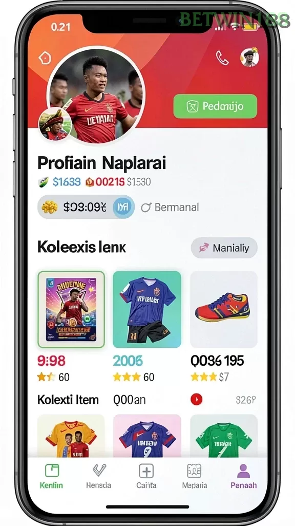 Cuplikan layar UT77 — pengaturan akun